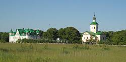 Мотронинский Троицкий монастырь в с.Мельники. Общий вид