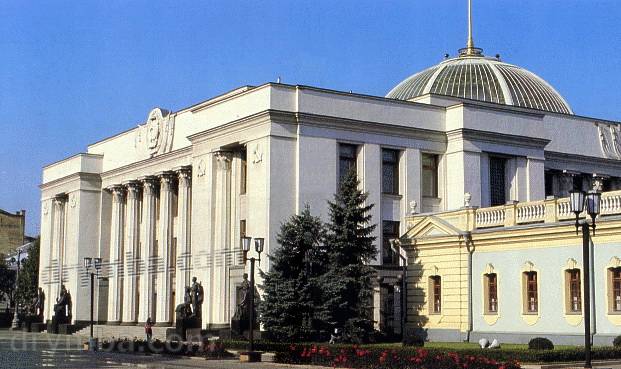 Верховна Рада України (м.Київ): карта, фото, опис