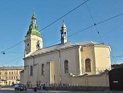 Церква св.Анни. Вид з вулиці Шевченка