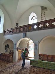 Інтер'єр замкової церкви у Меджибожі