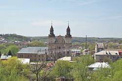 Збараж. Панорама бернардинського монастиря