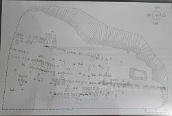 План-схема караїмського цвинтаря у Залукві