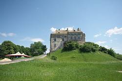 Олеський замок. Вид з північного сходу