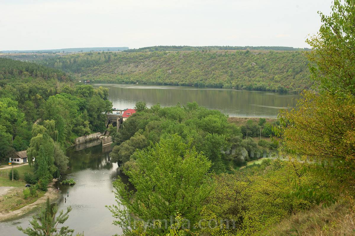 Касперівське водосховище на річці Серет. Нижня частина