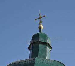 Крест на куполе