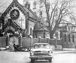 Костел св.Івана Хрестителя у 1960 роках. Фото А.Цитовича