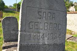 Найновіші поховання. Sara Gelbard (1894-19340