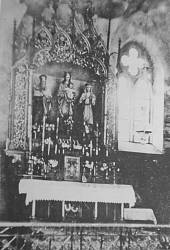Костел Посещения Елизаветы Пресвятой Девой Марией. Оригинальный алтарь (не сохранился)