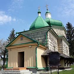 Казацкие Могилы. Деревянная церковь св. Михаила